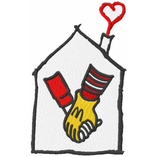 Ronald Mcdonald House embroidery design