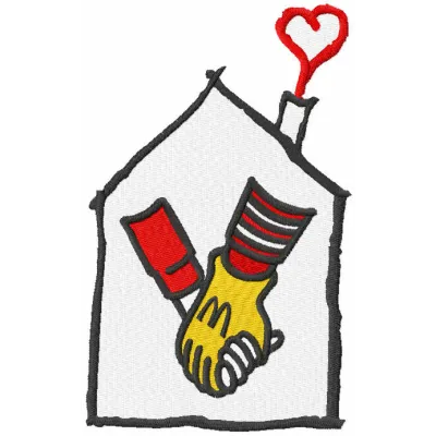 Ronald Mcdonald House embroidery design