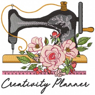 Creativity Planner embroidery design - Embroidery Design