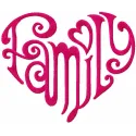 Family heart embroidery design featuring a warm, stitched motif ideal for personalized gifts and home decor.