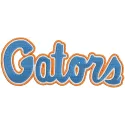 Embroidery design featuring the Florida Gators Wordmark Logo from 1979, ideal for caps and apparel.