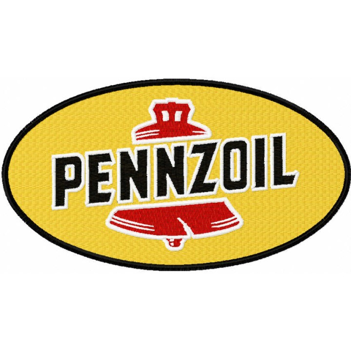 Pennzoil logo embroidery design - Embroidery Design