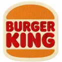 Burger King 2021 logo embroidery design showcasing a colorful fast food emblem for creative stitching projects.