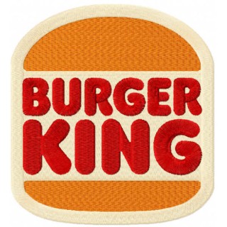 Burger King 2021 logo embroidery design - Embroidery Design