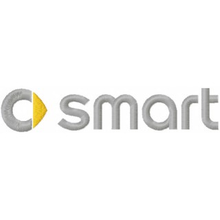 Smart car logo embroidery design - Embroidery Design