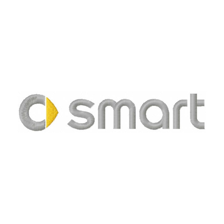 Smart car logo embroidery design - Embroidery Design