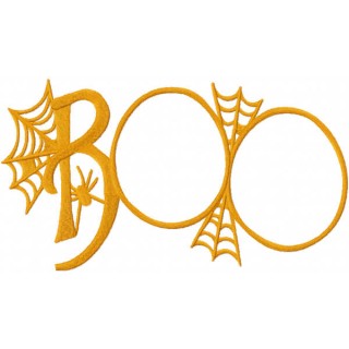 Boo web embroidery design - Embroidery Design