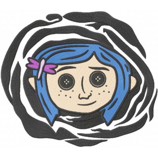 Coraline embroidery design - Embroidery Design