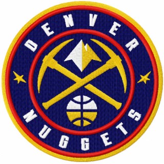 Denver Nuggets 2019 logo embroidery design - Embroidery Design