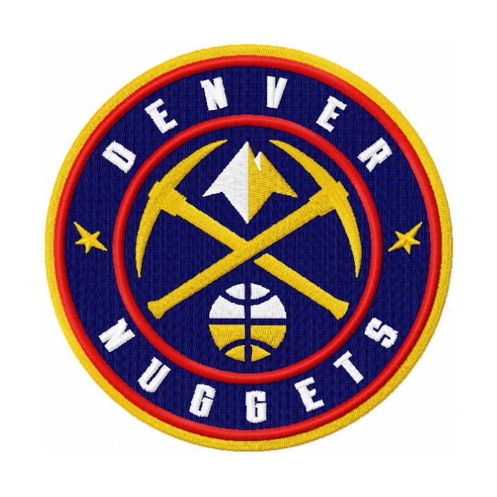 Denver Nuggets 2019 logo embroidery design - Embroidery Design