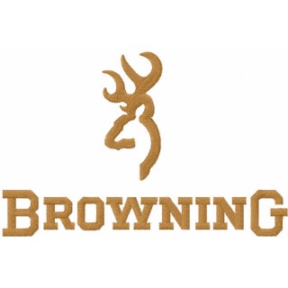 Browning logo embroidery design - Embroidery Design