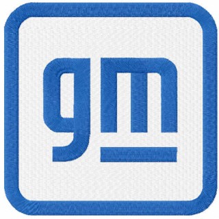 General Motors 2021 logo embroidery design - Embroidery Design