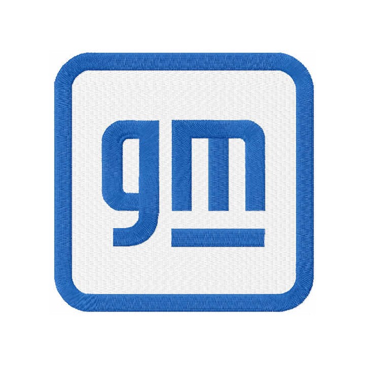 General Motors 2021 logo embroidery design - Embroidery Design