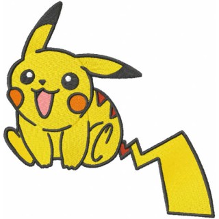 Smiling Pokemon embroidery design - Embroidery Design