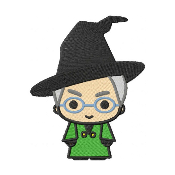 Professor McGonagall embroidery design - Embroidery Design