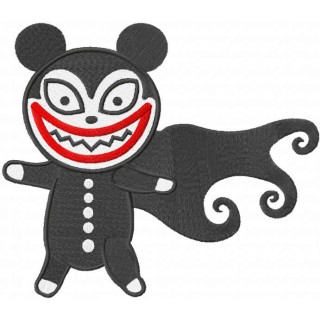 Vampire Teddy embroidery design - Embroidery Design