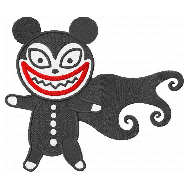 Vampire Teddy embroidery design - Embroidery Design