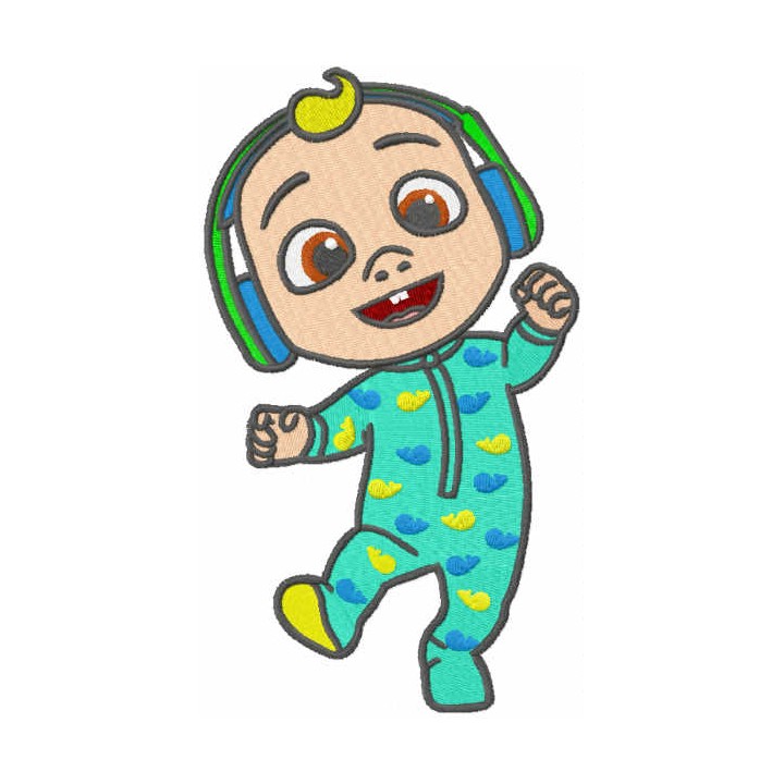Baby Johny Cocomelon embroidery design - Embroidery Design