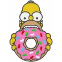 Homer Donut embroidery design featuring a colorful donut with sprinkles, perfect for fun stitching projects.