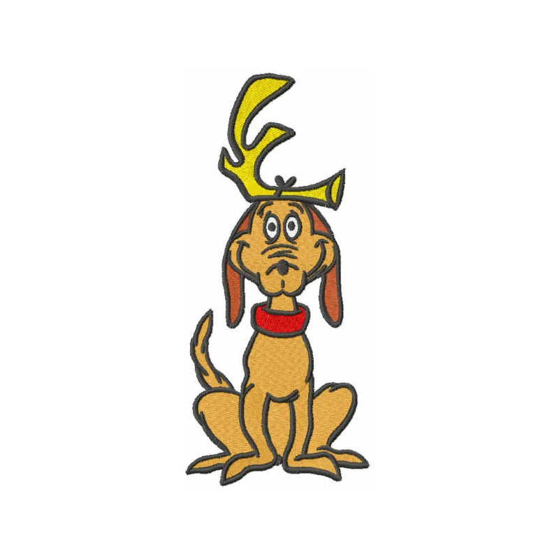 Rudolf Max embroidery design from Dr. Seuss collection, featuring whimsical character for playful stitching projects.