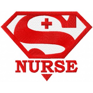 Super Nurse embroidery design - Embroidery Design