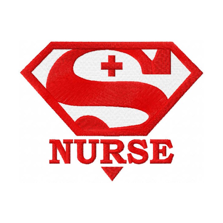 Super Nurse embroidery design - Embroidery Design