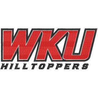 Western Kentucky Hilltoppers Wordmark Logo 2016 embroidery design - Embroidery Design