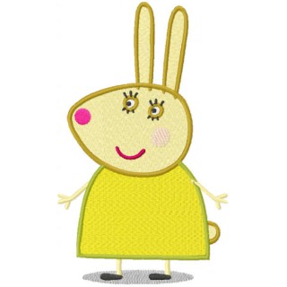 Rebecca Rabbit embroidery design - Embroidery Design