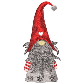 Christmas dwarf embroidery design - Embroidery Design