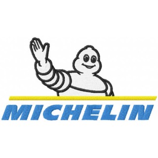 Michelin original logo embroidery design - Embroidery Design