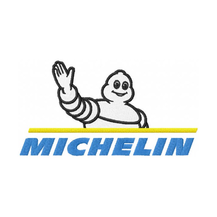Michelin original logo embroidery design - Embroidery Design