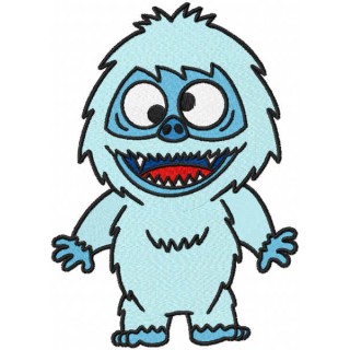 Abominable embroidery design - Embroidery Design