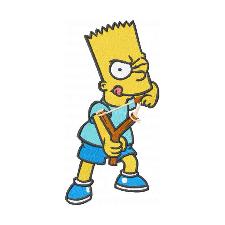 Bart Inspires embroidery design - Embroidery Design