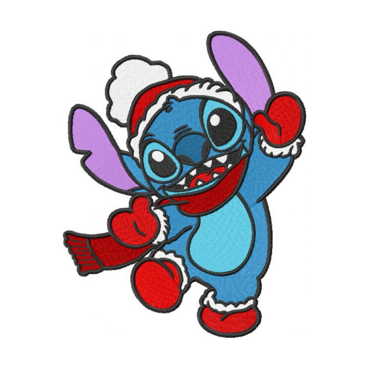 Stitch Christmas dance embroidery design - Embroidery Design