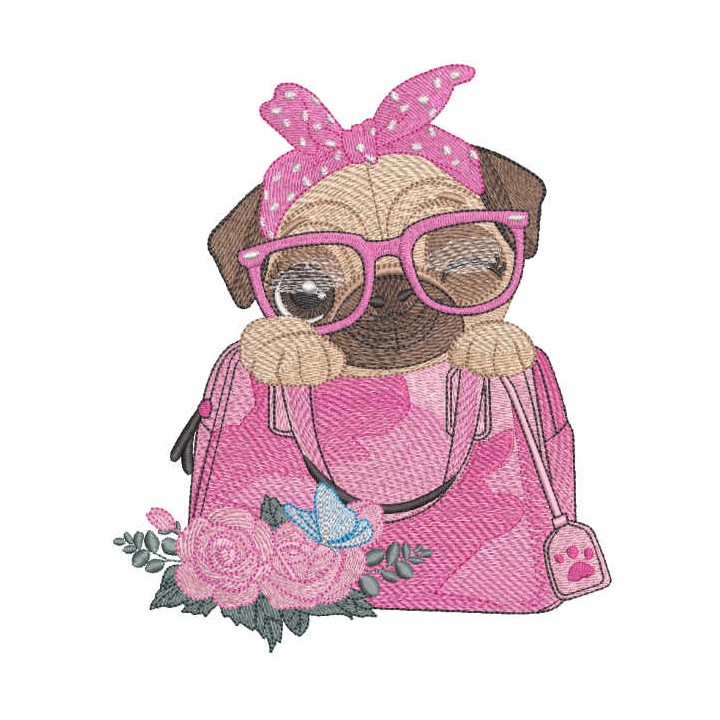 Secret of my purse embroidery design - Embroidery Design