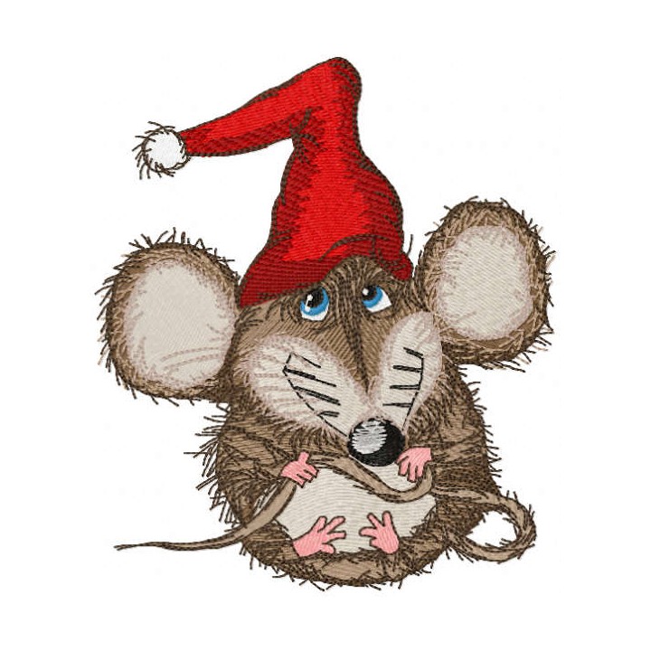 Santamouse embroidery design - Embroidery Design