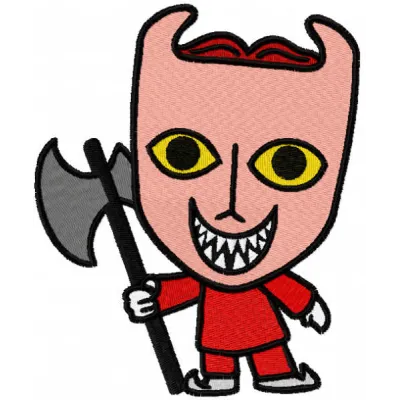 Embroidery design featuring characters from The Nightmare Before Christmas, ideal for baby lock machines.