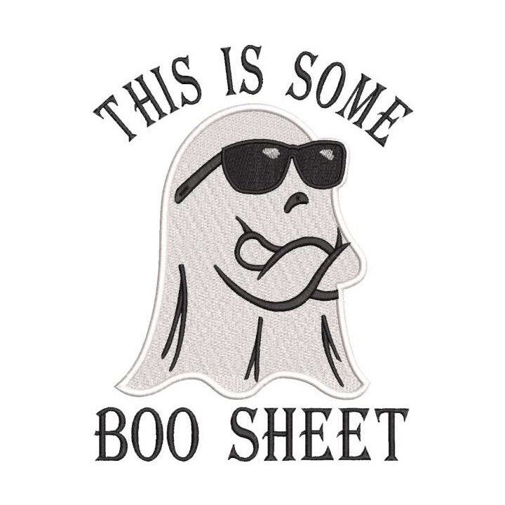 This is some boo sheet embroidery design - Embroidery Design