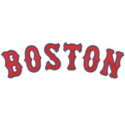 Boston Red Sox Jersey Logo embroidery design showcasing the iconic team logo for stitching on apparel.