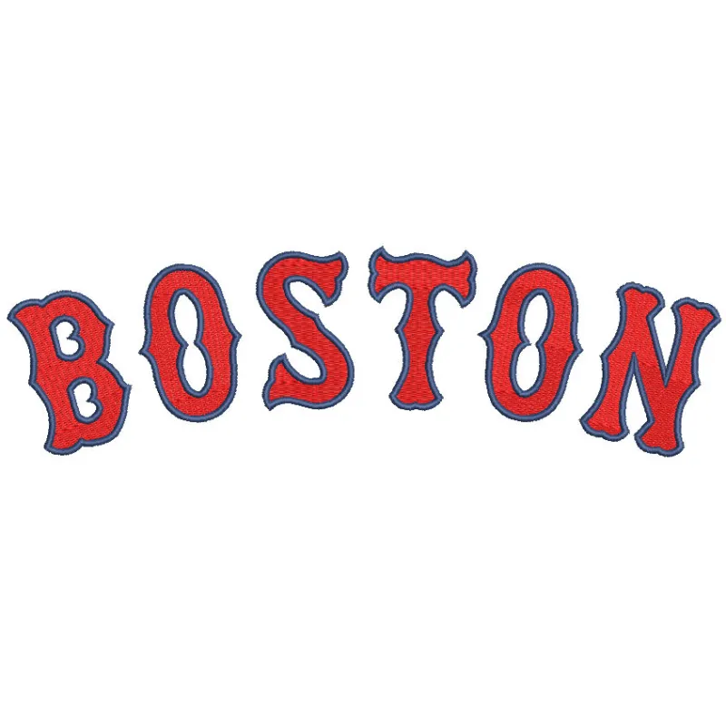 Boston Red Sox Jersey Logo embroidery design showcasing the iconic team logo for stitching on apparel.
