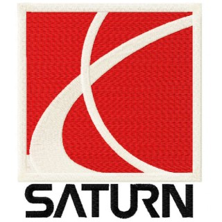 Saturn logo embroidery design - Embroidery Design