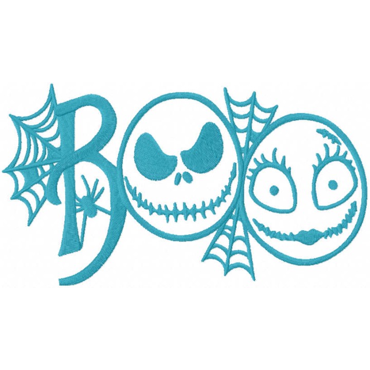 Boo nightmare embroidery design - Embroidery Design