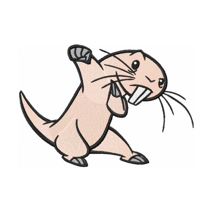 Rufus embroidery design - Embroidery Design