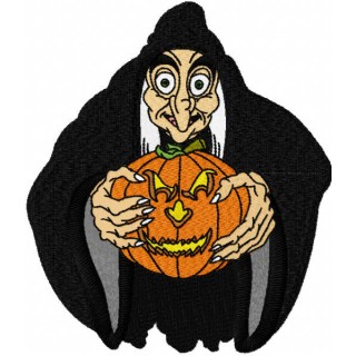 Evil queen reflection embroidery design - Embroidery Design