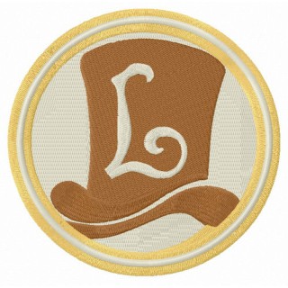 Professor Layton logo embroidery design - Embroidery Design