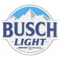 Busch Light logo embroidery design, showcasing intricate stitching patterns suitable for custom apparel and accessories.