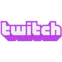 Twitch logo embroidery design showcasing the iconic logo for creative stitching on apparel and accessories.