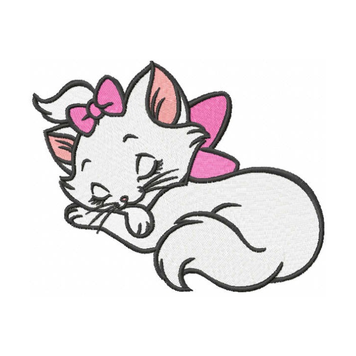 Sleeping Marie embroidery design - Embroidery Design