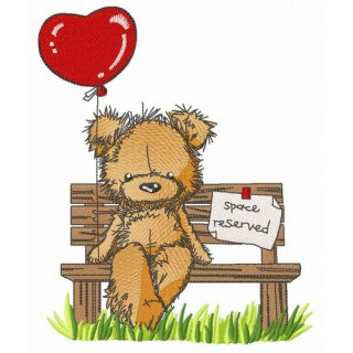 Space reserved embroidery design - Embroidery Design