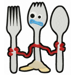 Forky and his friends embroidery design - Embroidery Design